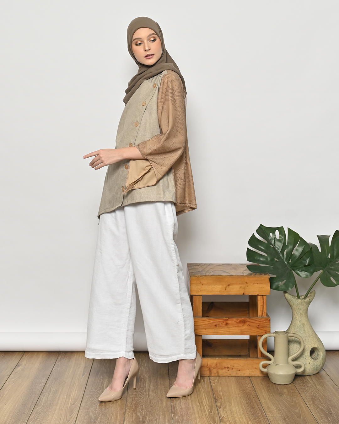 Ziara Top Coklat Muda - Image 5